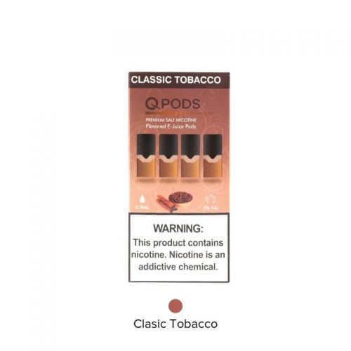 PODS Qpods compatible para juul tabaco clasico
