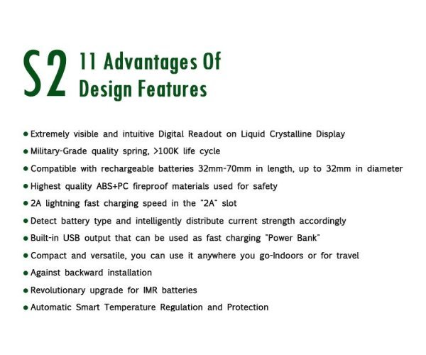 Cargador Golisi S2 informacion