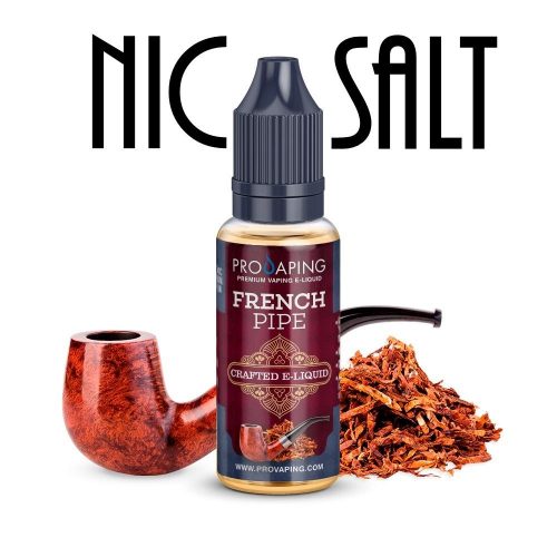 French Pipe Nic salt eliqud provaping