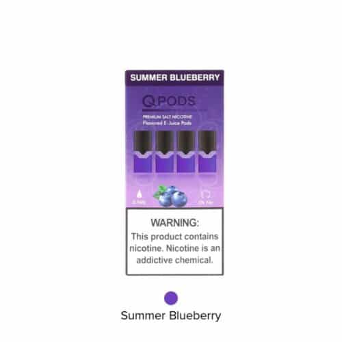 Qpods para juul sabor arándano blueberry