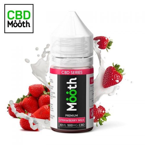 CBD 500mg. eliquid Strawberry Milk 30ml