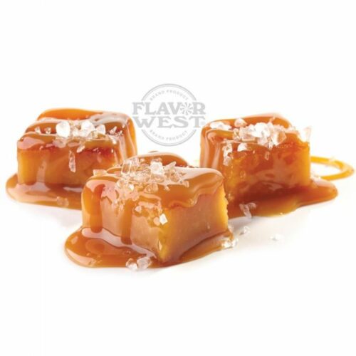 Saborizante concentrado caramelo salado para eliquid marca flavor west