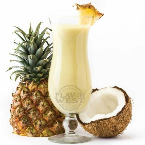 saborizante concentrado sabor piña colada marca flavorwest para eliquid